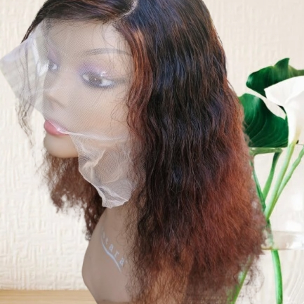 Brown Wavy Lace Front Wig